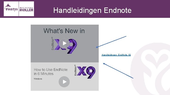 Handleidingen Endnote Handleidingen End. Note X 9 