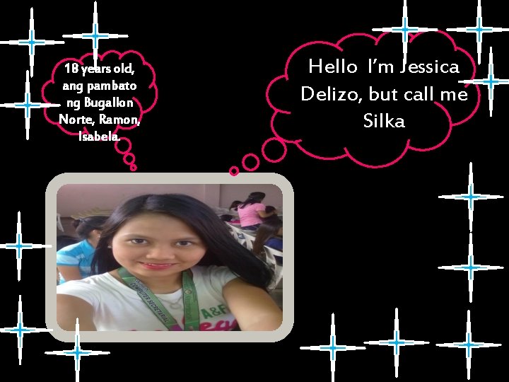 18 years old, ang pambato ng Bugallon Norte, Ramon, Isabela. Hello I’m Jessica Delizo,