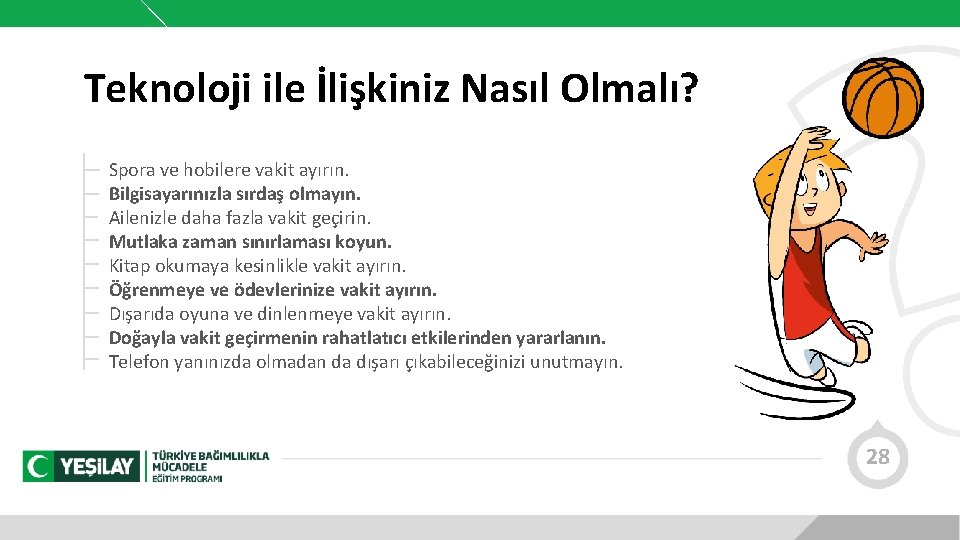 Teknoloji ile İlişkiniz Nasıl Olmalı? Spora ve hobilere vakit ayırın. Bilgisayarınızla sırdaş olmayın. Ailenizle