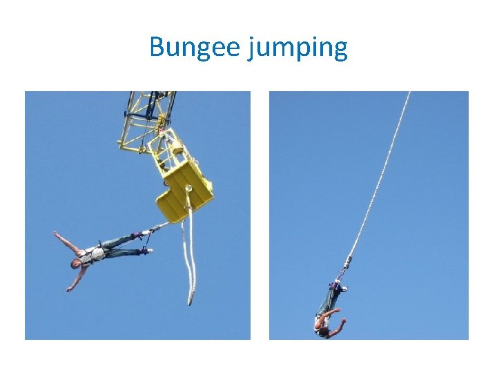 Bungee jumping 