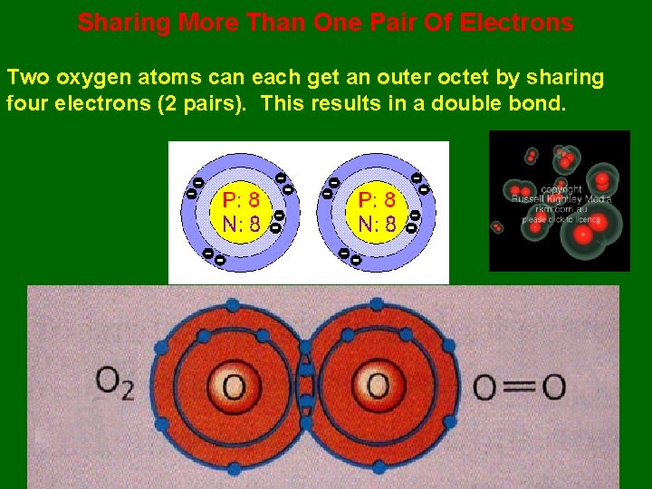 Sharing More Than One Pair Of Electrons Two oxygen atoms can each get an