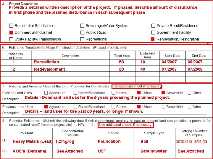 Provide a detailed written description of the project. If phases, describe amount of disturbance