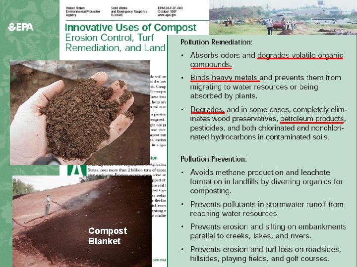 Compost Berms Compost Socks Compost Blanket 