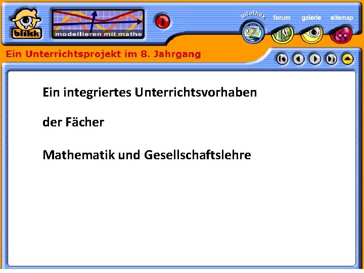 Ein integriertes Unterrichtsvorhaben der Fächer Mathematik und Gesellschaftslehre Formatvorlage des Untertitelmasters durch Klicken bearbeiten