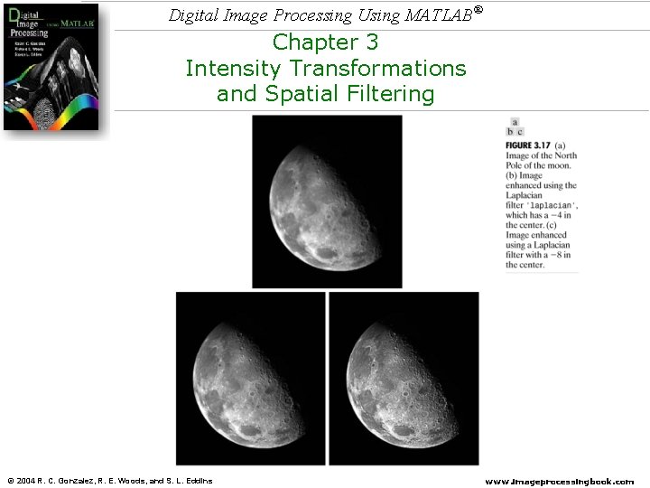 Digital Image Processing Using MATLAB® Chapter 3 Intensity Transformations and Spatial Filtering © 2004 Digital Image Processing Using MATLAB® Chapter 3 Intensity Transformations and Spatial Filtering © 2004
