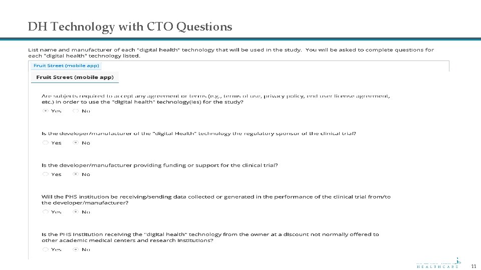 DH Technology with CTO Questions 11 