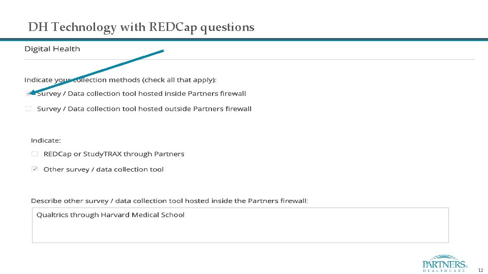 DH Technology with REDCap questions 12 