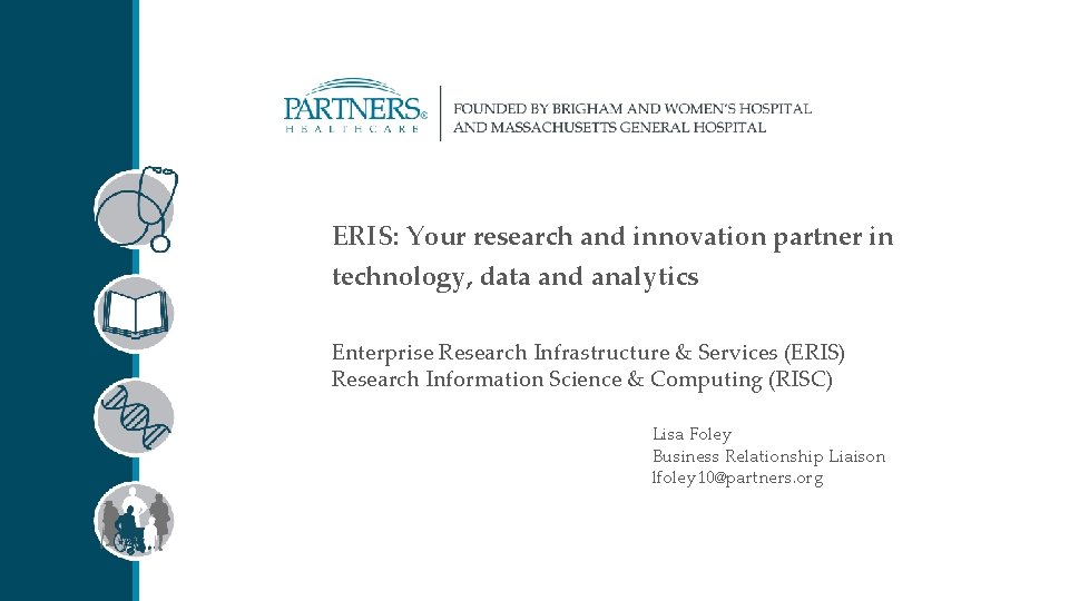 ERIS: Your research and innovation partner in technology, data and analytics Enterprise Research Infrastructure