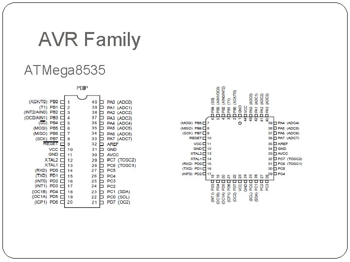 AVR Family ATMega 8535 