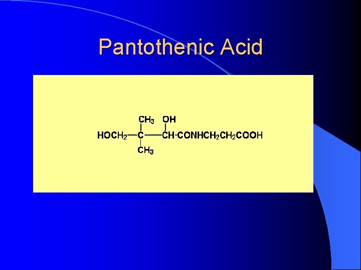 Pantothenic Acid 