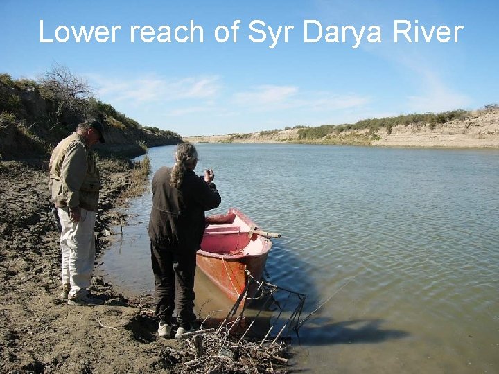 Lower reach of Syr Darya River 