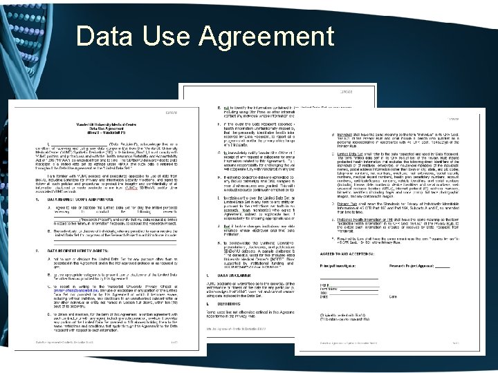 Data Use Agreement 