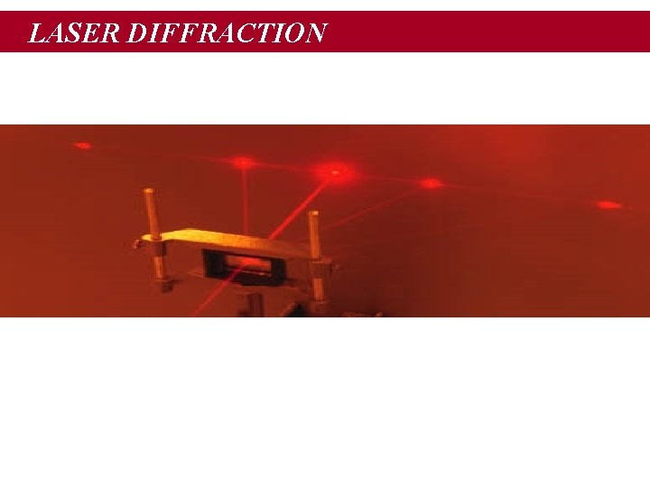 LASER DIFFRACTION 