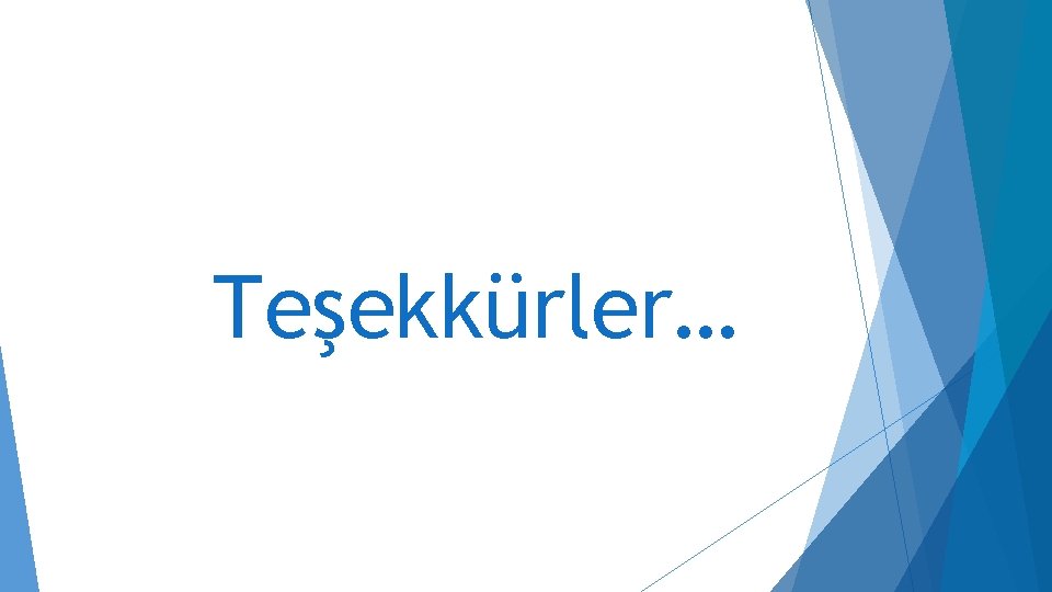 Teşekkürler… 