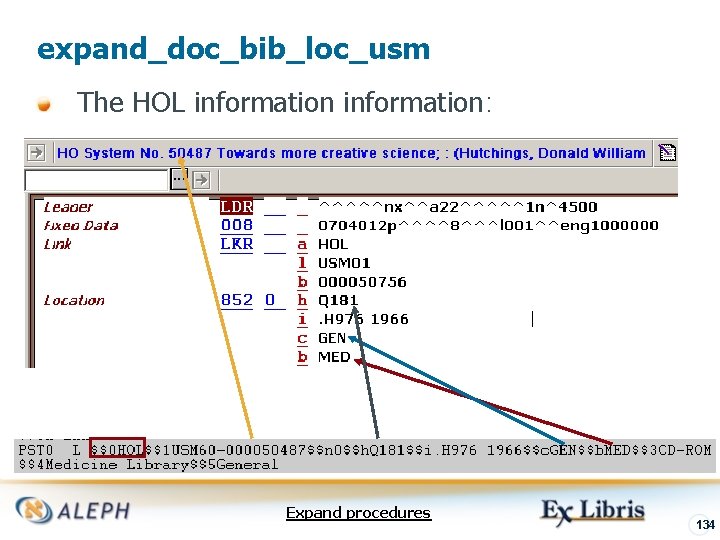 expand_doc_bib_loc_usm The HOL information: Expand procedures 134 