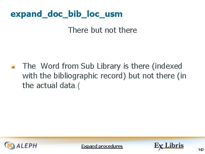 expand_doc_bib_loc_usm There but not there The Word from Sub Library is there (indexed with
