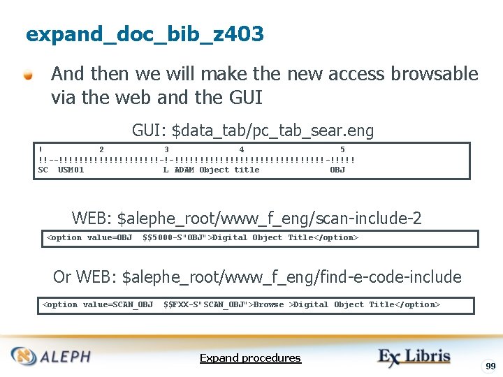 expand_doc_bib_z 403 And then we will make the new access browsable via the web