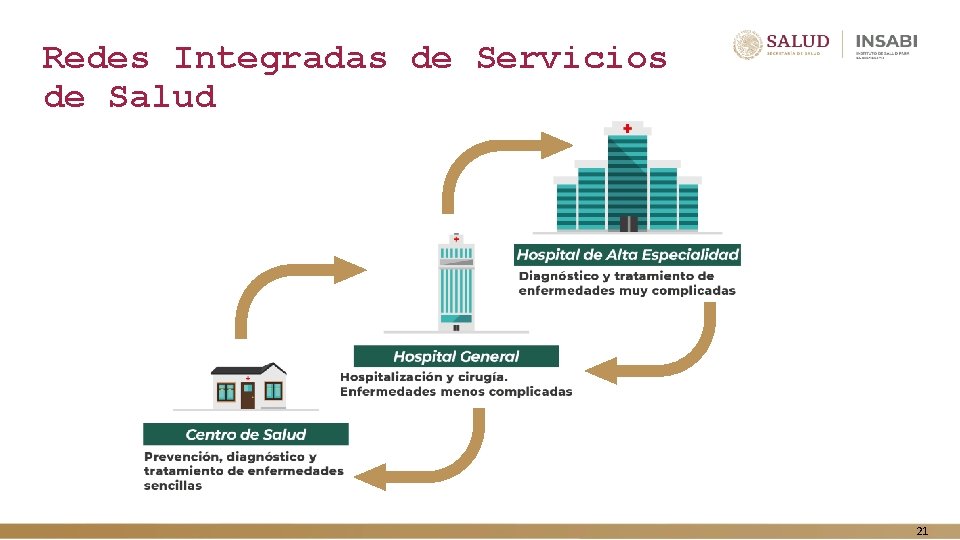 Redes Integradas de Servicios de Salud 21 