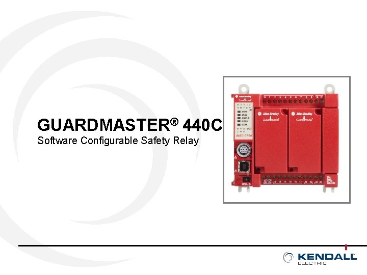 GUARDMASTER® 440 C-CR 30 Software Configurable Safety Relay 