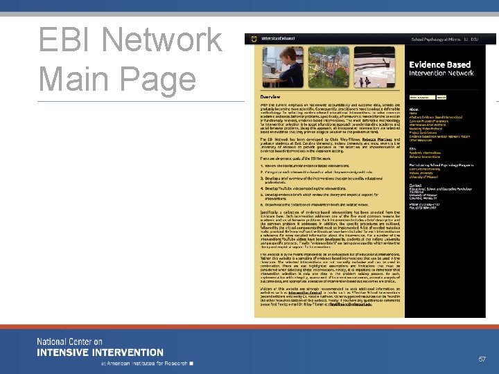 EBI Network Main Page 57 