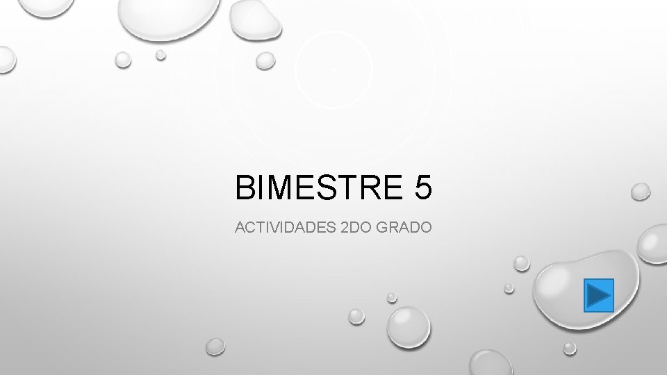 BIMESTRE 5 ACTIVIDADES 2 DO GRADO 