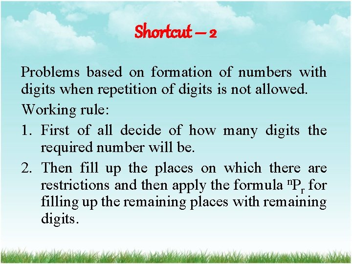Shortcut – 2 Problems based on formation of numbers with digits when repetition of