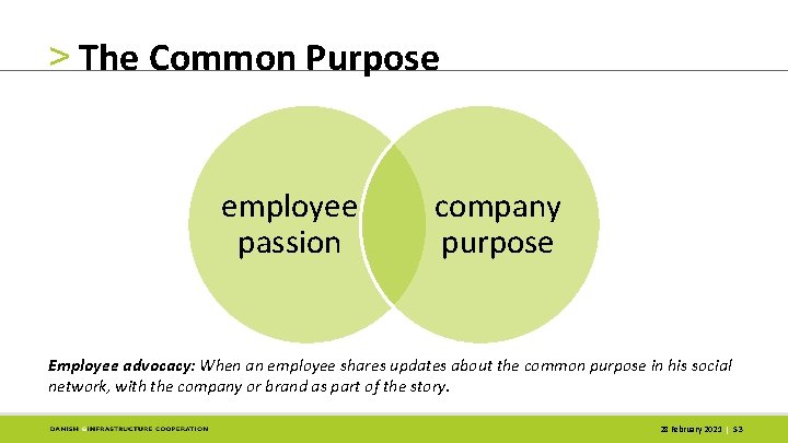 > The Common Purpose employee passion company purpose Employee advocacy: When an employee shares