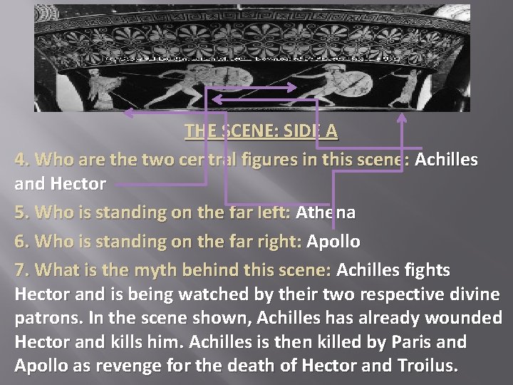 THE SCENE: SIDE A 4. Who are the two central figures in this scene: