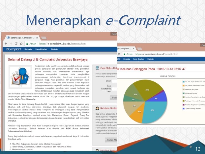 Menerapkan e-Complaint 12 