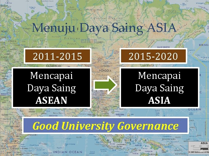 Menuju Daya Saing ASIA 2011 -2015 Mencapai Daya Saing ASEAN 2015 -2020 Mencapai Daya
