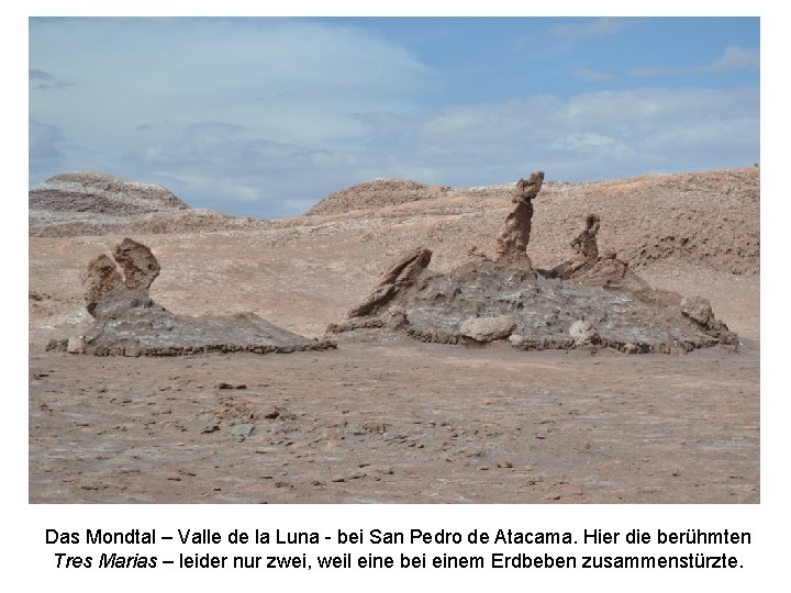 Das Mondtal – Valle de la Luna - bei San Pedro de Atacama. Hier