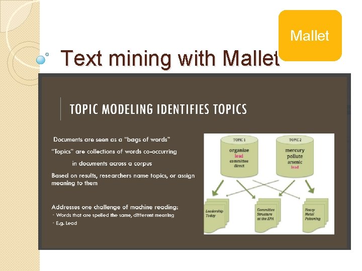 Mallet Text mining with Mallet 