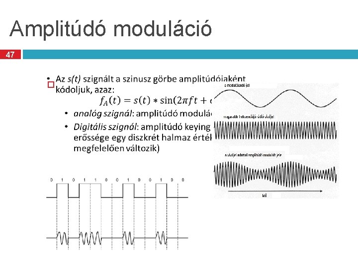 Amplitúdó moduláció 47 