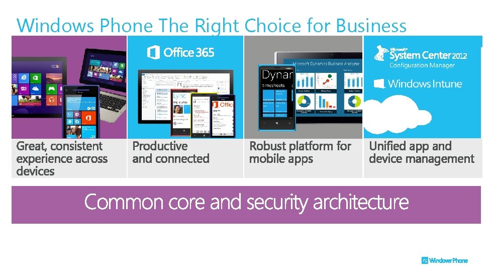 Windows Phone The Right Choice for Business 