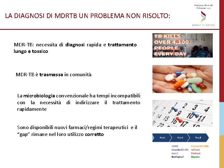 LA DIAGNOSI DI MDRTB UN PROBLEMA NON RISOLTO: MDR-TB: necessita di diagnosi rapida e