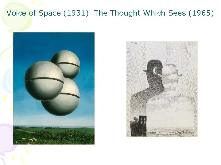 Voice of Space (1931) The Thought Which Sees (1965) 