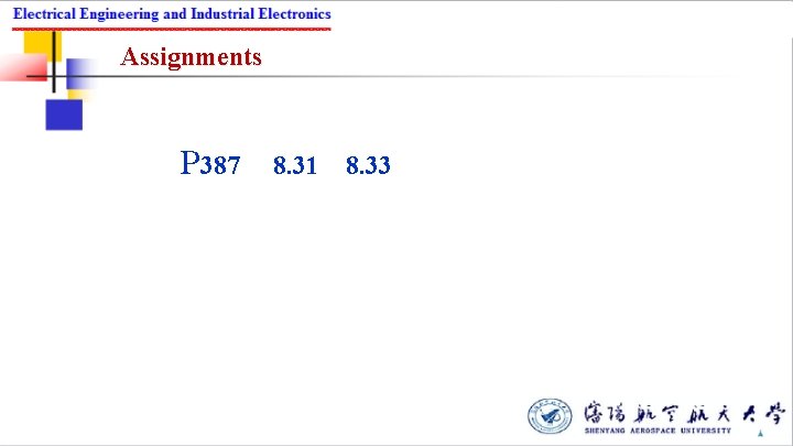 Assignments P 387 8. 31 8. 33 