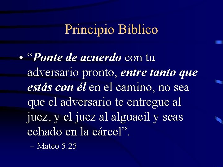 Ponte De Acuerdo Con Tu Adversario slidetodoc.com