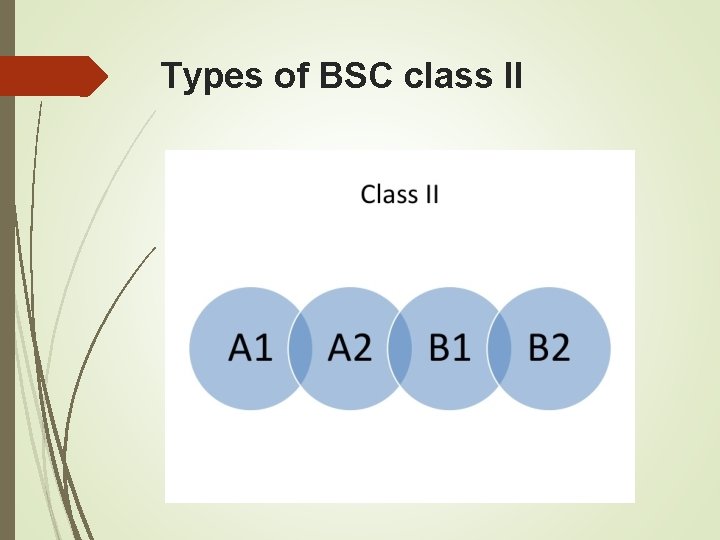 Types of BSC class II 
