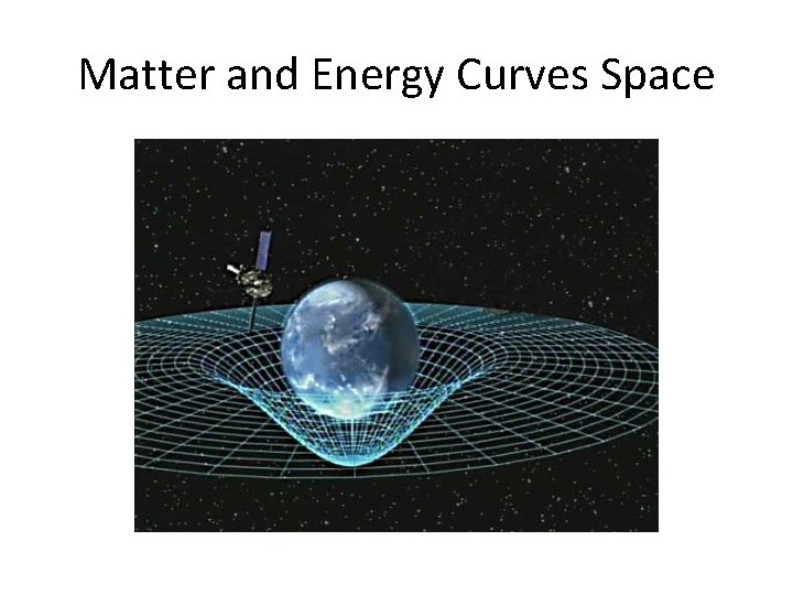 Matter and Energy Curves Space 