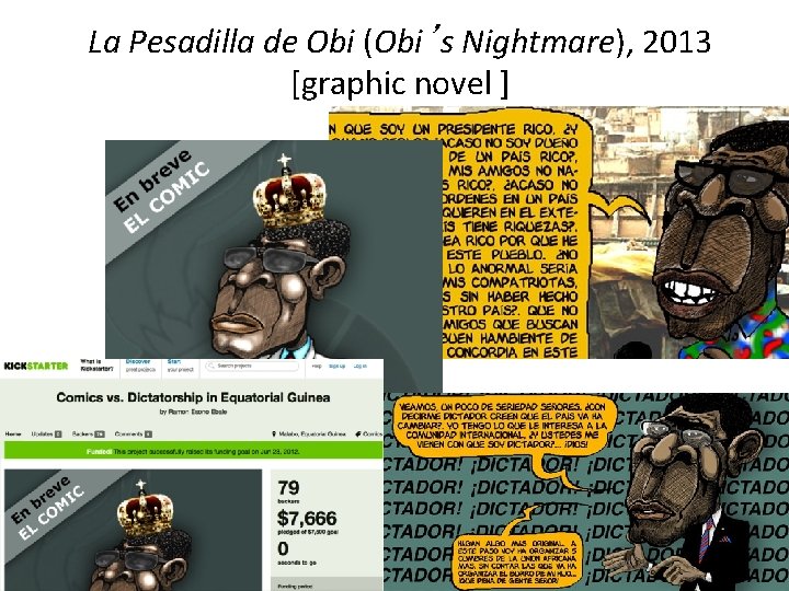 La Pesadilla de Obi (Obi’s Nightmare), 2013 [graphic novel ] 