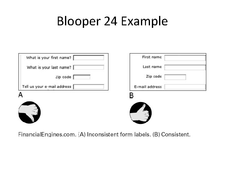 Blooper 24 Example 