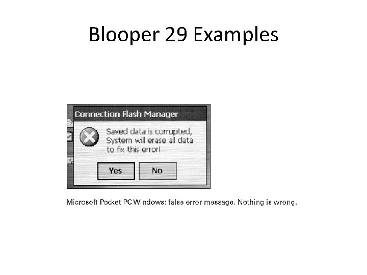 Blooper 29 Examples 