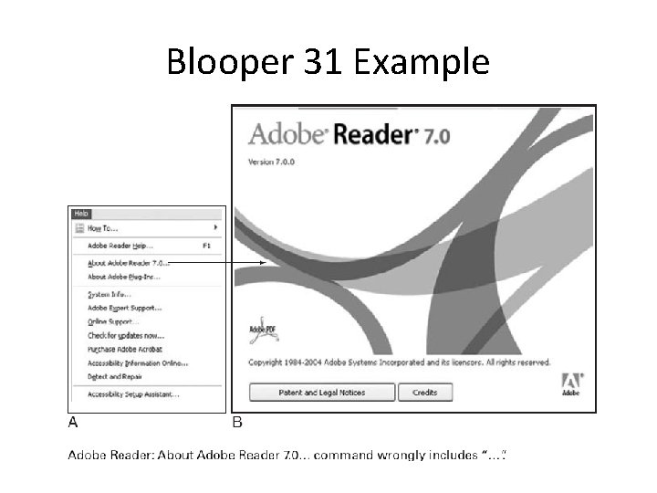 Blooper 31 Example 