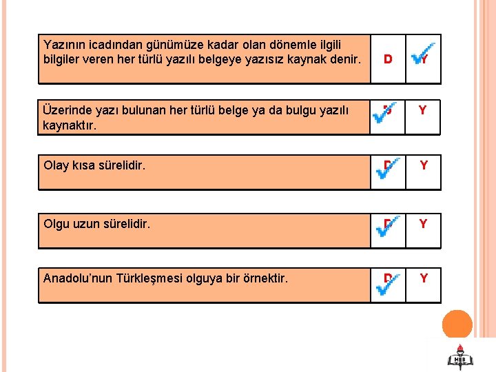 Yazının icadından günümüze kadar olan dönemle ilgili bilgiler veren her türlü yazılı belgeye yazısız