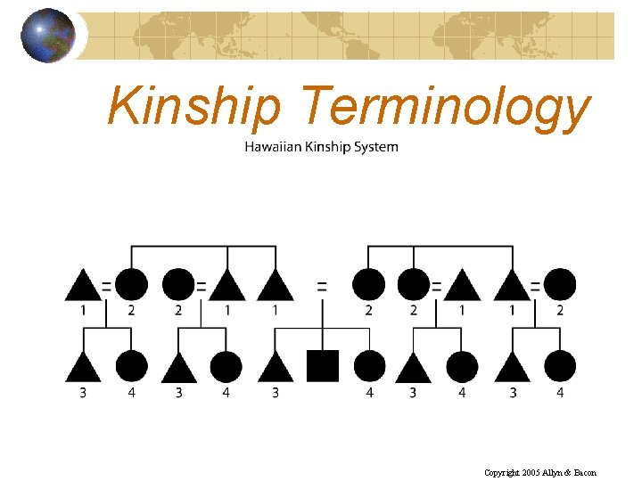 Kinship Terminology Copyright 2005 Allyn & Bacon 