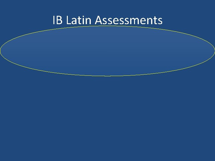 IB Latin Assessments 