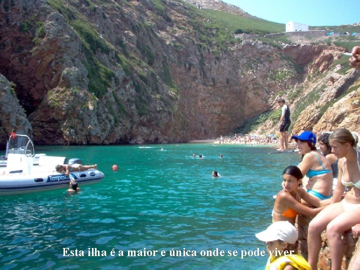 Esta ilha é a maior e única onde se pode viver. 