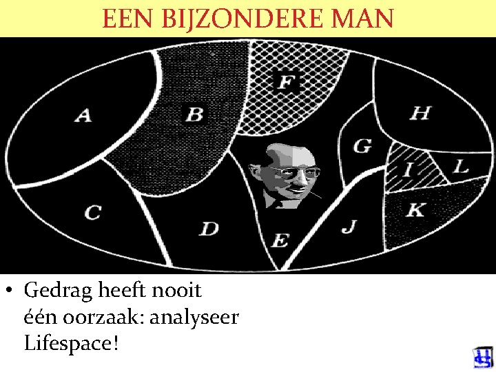 EEN BIJZONDERE MAN • Niets is zo practisch als een goede theorie • Als