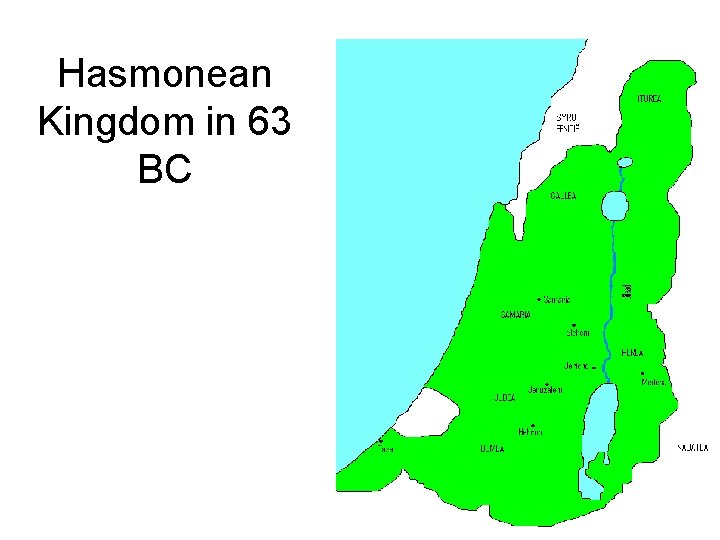 Hasmonean Kingdom in 63 BC 